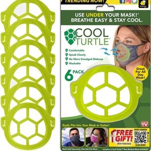 🔥5/$25🔥Cool Turtle Mask Guard/ Mask Frame
